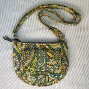 Vera Bradley lemon parfait crossbody purse